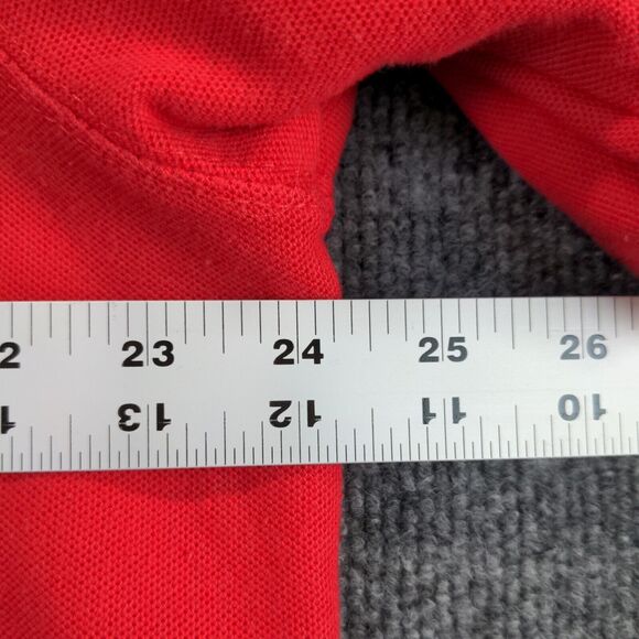 Coca-Cola Mens Uniform Crew Polo Shirt Red Plus Size 26W/28W Short Sleeve - Picture 13 of 13